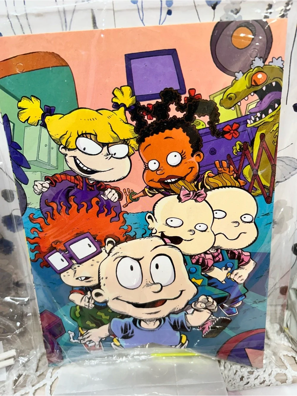 Rugrats Birthday Party Decorations Lot Backdrop Balloons Cake Cupcake Toppers